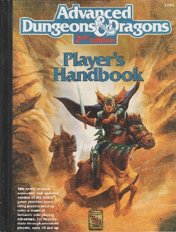 ADnD 2nd ed Players Handbook